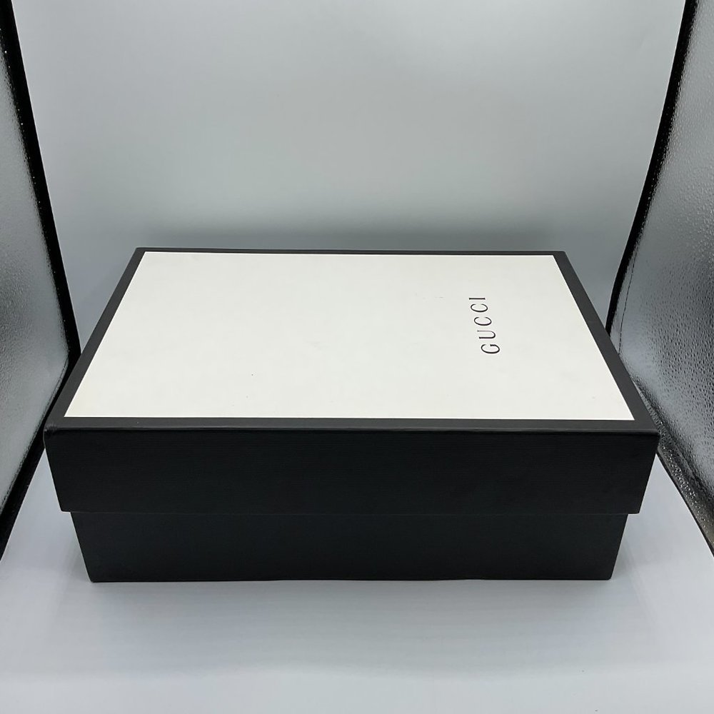 Gucci Ultrapace Leather & Mesh Sneakers White Blue Mens Size UK 10 US 10.5 - Picture 13 of 13